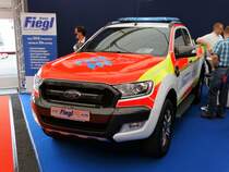 Ford Ranger als NEF am 12.05.17 auf der RettMobil in Fulda