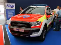 Ford Ranger als NEF am 12.05.17 auf der RettMobil in Fulda