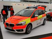 BRK KV Pfaffenhofen BMW 2er als NEF am 12.05.17 auf der RettMobil in Fulda