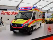 DRK Mercedes Benz Sprinter RTW am 12.05.17 auf der RettMobil in Fulda