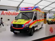 DRK Mercedes Benz Sprinter RTW am 12.05.17 auf der RettMobil in Fulda