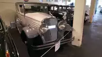 Franklin Series 14 Type Sedan 147 von 1930. Eine Besonderheit von Franklin Automobilen war die Luftkühlung durch ein Gebläse. Mir ist nur bekannt, das der Wagen mit einem 
6-Zylinderreihenmotor ausgerüstet ist. Wer weiß mehr? Automuseum Melle am 15.04.2017.