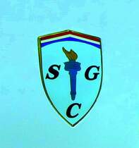 SCG, Logo an einem Sportwagen, steht fr Scuderia Cameron Glickenhaus, der US-amerikanische Unternehmer lt exklusive Sportwagen in Italien bauen, Mai 2017