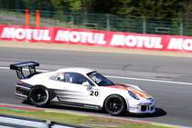 Mitzieher der Nr.20 Pierre PIRON auf Porsche GT3 Cup 991, Team Mediacom, Porsche Carrera Cup Benelux / France, 6.5.2017 in Spa Francorchamps