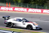 Mitzieher der Nr.20 Pierre PIRON auf Porsche GT3 Cup 991, Team Mediacom, Porsche Carrera Cup Benelux / France, 6.5.2017 in Spa Francorchamps