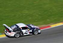 Mitzieher der Nr.27 Valentin HASSE CLOT im Porsche GT3 Cup 991, Sébastien Loeb Racing, Porsche Carrera Cup Benelux / France, 6.5.2017 in Spa Francorchamps