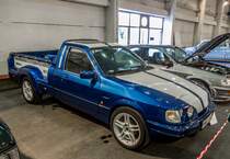 Ford Sierra pick-Up, fotografiert auf der Automobil und Tuning Show, März 2017.
