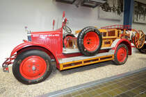 Ein Skoda 154 Feuerwehrfahrzeug im Technischen Nationalmuseum Prag (September 2012)