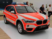 BMW X1 als FirstResponder am 12.05.17 auf der RettMobil in Fulda