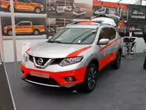 NISSAN XTrail als DB Notfallmanager am 12.05.17 auf der RettMobil in Fulda