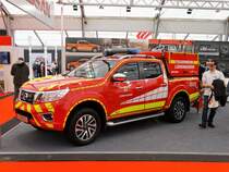 NISSAN Navara als MZF am 12.05.17 auf der RettMobil in Fulda