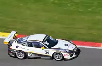 Mitzieher der Nr.26 Valerie CHIASSON im Porsche GT3 Cup 991, DVB Racing, Porsche Carrera Cup Benelux / France, 6.5.2017 in Spa Francorchamps