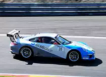 Mitzieher der Nr.35 Ümit ULKU im Porsche GT3 Cup 991, Toksport WRT, Porsche Carrera Cup Benelux / France, 6.5.2017 in Spa Francorchamps