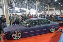 BMW 7 (E38) Tuning. Aufnahme: Automobil und Tuning Show, Budapest, März 2017.