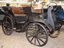 Ein NW Präsident (Nesselsdorfer Wagenbaufabrikgesellschaft, heute Tatra) im Technischen Nationalmuseum Prag (September 2012). Es ist das erste in Tschechien hergestellte Automobil.