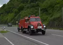 Magirus Mercur Rüstwagen mit angehängter Motorpumpe....er hat sogar noch ein Nummernschild der Stadt Montabaur....herrlich das solche Fahrzeuge erhalten bleiben.
Linksrheinisch bei Kaub am Muttertag 2017 vor die Linse bekommen.