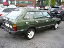 Profilansicht eines Subaru 1800 Super Station 4WD. 1979 - 1984. Ibbenbüren brummt, am 23.04.2017.