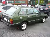 Profilansicht eines Subaru 1800 Super Station 4WD. 1979 - 1984. Ibbenbüren brummt, am 23.04.2017.