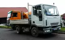 =Iveco Eurocargo steht auf einer Baustelle in Petersberg-Marbach, Mai 2017