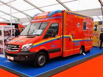 TU München Mercedes Benz Sprinter RTW am 12.05.17 auf der RettMobil in Fulda