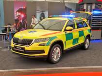 Skoda Kodiaq NEF am 12.05.17 auf der RettMobil in Fulda