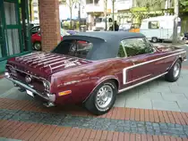 Profilansicht eines Ford Mustang Convertible des Modelljahres 1968. Ibbenbüren brummt, am 22.04.2017.