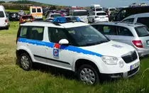 =Skoda Yeti der Bergwacht Bayern, gesehen auf dem Parkplatz der RettMobil Fulda, Mai 2017