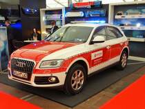 Audi Q5 der Werksfeuerwehr Evonik am 12.05.17 auf der RettMobil in Fulda