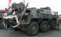 Bundeswehr Radpanzer Fuchs am 12.05.17 auf der RettMobil in Fulda