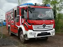 Mercedes Benz Atego HLF 20/16 mit Ziegler Aufbau am 12.05.17 auf der RettMobil in Fulda