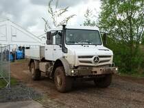 Mercedes Benz Unimog U4000 am 12.05.17 auf der RettMobil in Fulda