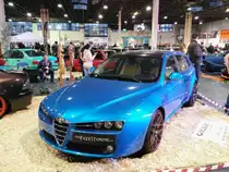 Alfa-Romeo 159 Sportwagon, gesehen auf der Automobil und Tuning Show, März 2017