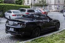 Ford Shelby Mustang Convertible (Rückansicht), fotografiert am 21.04.2017.