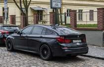 BMW 5 Gt eines georgischen Diplomats, fotografiert am 22.04.2017.