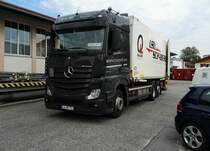 Mercedes Benz Actros 2548 beim Entladen in Eggenfelden 22.05.2017
