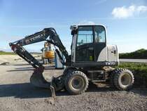 Terex TW 70 eingesetzt beim Bau der B50n, 23.04.2017