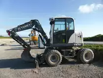 Terex TW 70 eingesetzt beim Bau der B50n, 23.04.2017