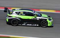 Nr.55 der TCR International Serie, Ferenc Ficza (HUN) vom Team Zengő Motorsport  auf SEAT León TCR , im Rahmenprogramm der FIA WEC 6 Hours of Spa-Francorchamps am 6.Mai.2017