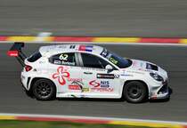 Nr.62 der TCR International Serie, Dušan Borković (SRB)  vom Team GE-Force  auf Alfa Romeo Giulietta TCR , im Rahmenprogramm der FIA WEC 6 Hours of Spa-Francorchamps am 6.Mai.2017