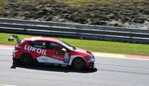 Nr.74 der TCR International Serie, Pepe Oriola (ESP) von Lukoil Craft-Bamboo Racing auf SEAT León TCR , im Rahmenprogramm der FIA WEC 6 Hours of Spa-Francorchamps am 6.Mai.2017