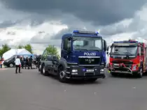 Bundespolizei Hünfeld MAN TGS WLF am 12.05.17 auf der RettMobil in Fulda