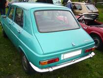 Heckansicht einer Simca 1100 Limousine des Modelljahres 1971. Oldtimertreffen Hörstel-Riesenbeck am 01.05.2017.