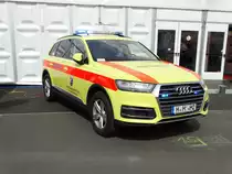 Rettungszentrum Bundeswehr Audi Q7 Notarzt am 12.05.17 auf der RettMobil in Fulda 