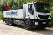 Iveco Stralis 460 Pritsche zum Transport von Baustoffen. Eggenfelden 23.05.2017