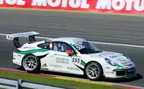 Mitzieher Nr.555 Julien ANDLAUER, Team. Martinet By Alméras auf Porsche 991 GT3 Cup, Porsche Carrera Cup Benelux / France, 6.5.2017 in Spa Francorchamps