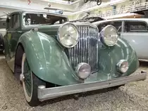 Ein S.S. Jaguar 3.5 Litre im Technischen Nationalmuseum Prag (September 2012)