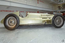 Der Mercedes-Benz Silberpfeil von Rudolf Caracciola im Technischen Nationalmuseum Prag (September 2012)