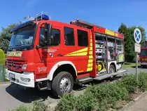 Mercedes-Benz Atego 1428 HLF 20/1 der Freiwilligen Feuerwehr Schmalbroich. 
Kempen, 25.5.17