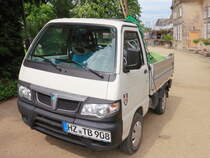 Piaggio Porter Kipper der Stadt Blankenburg im Harz am 19. Mai 2017 im Schloßpark von Blankenburg.