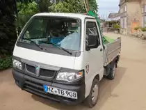 Piaggio Porter Kipper der Stadt Blankenburg im Harz am 19. Mai 2017 im Schloßpark von Blankenburg.